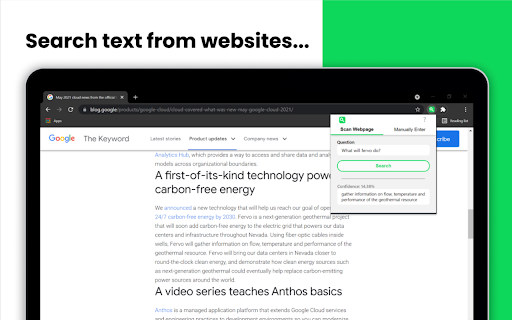 Semantic Search Extension ai chrome extension logo