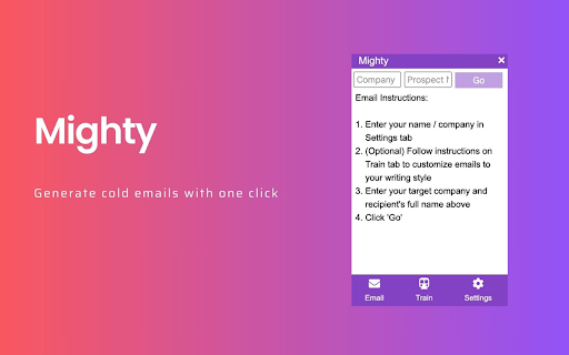 Mighty Chrome Extension ai chrome extension