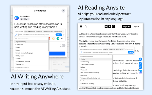 FunBlocks AI ai chrome extension