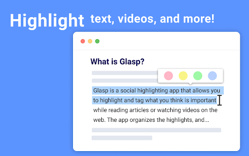 Glasp ai chrome extension logo