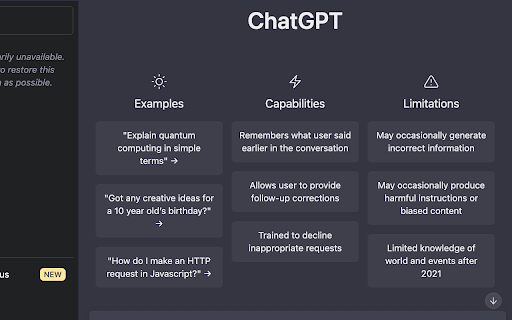 OpenAI Chat Mini ai chrome extension logo