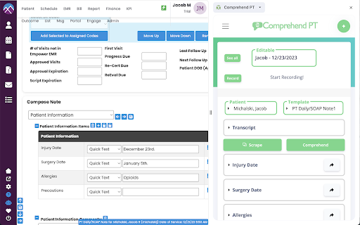 Comprehend PT ai chrome extension logo