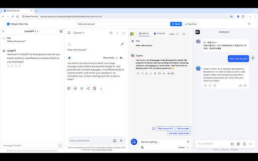 Multi AI Chat ai chrome extension logo