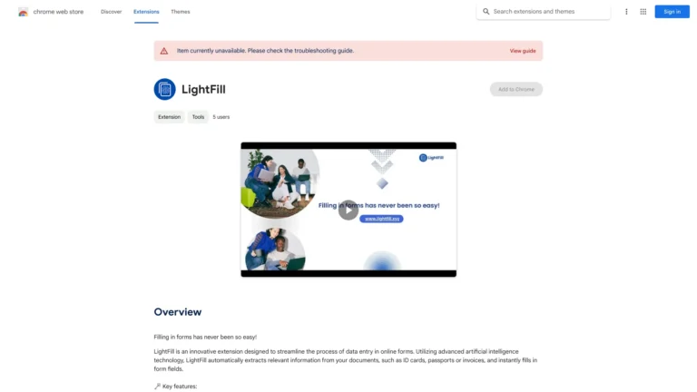 New Fill Forms With Ease And Speed AI Chrome Extension AI Tool Review