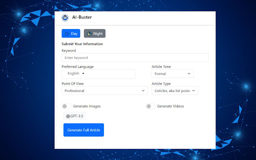 Aibuster ai chrome extension logo