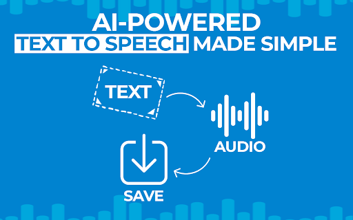Online Text to Speech AI Tool ai chrome extension logo