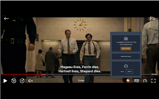 Netflix Overlay ai chrome extension logo