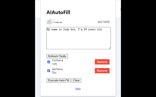 AIAutoFill ai chrome extension logo