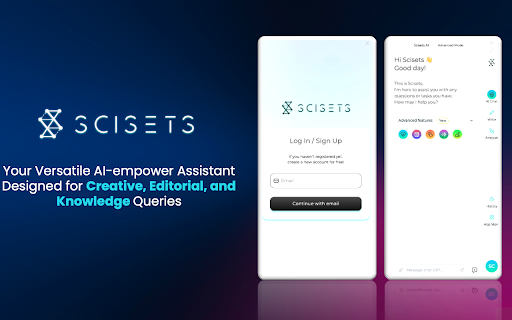 Scisets AI ai chrome extension logo