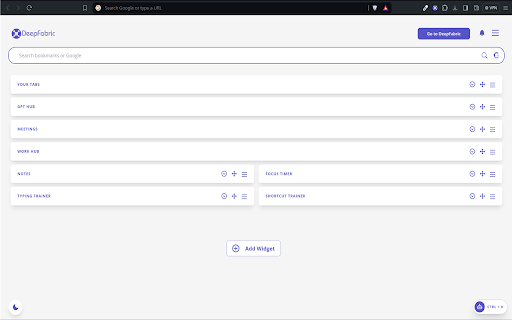 DeepFabric ai chrome extension