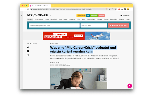 Austrian AI Rewrite & Translate Chrome Extension ai chrome extension logo