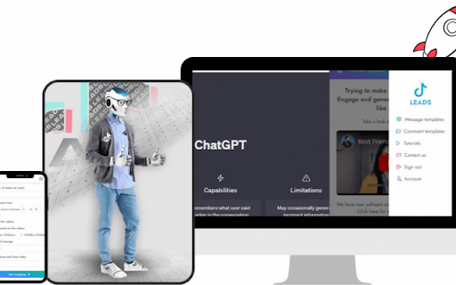 TikTok Lead Generation Chrome Extension ai chrome extension logo