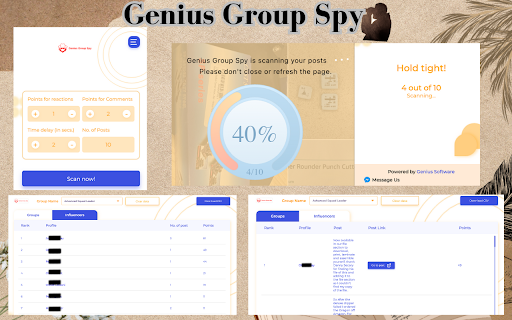 Genius Group Spy ai chrome extension logo