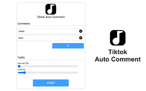 TTok Automation ai chrome extension logo