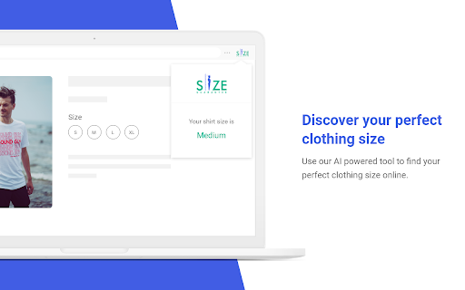 Size guarantee ai chrome extension logo