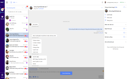 Bizfly Chatbot AI ai chrome extension logo