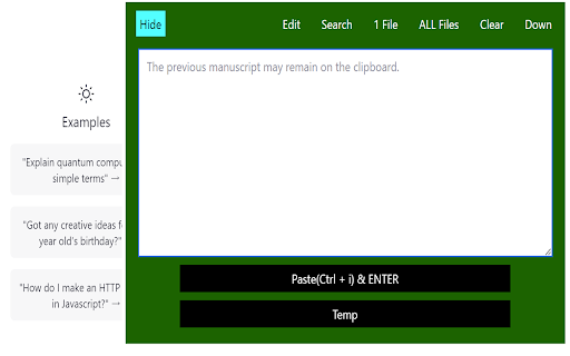 ChatGPT Conversation Logs ai chrome extension logo