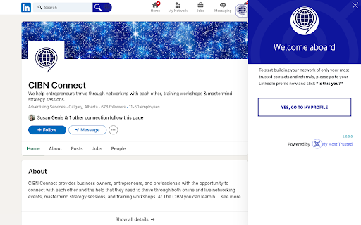 LinkedIn Collaborations ai chrome extension logo