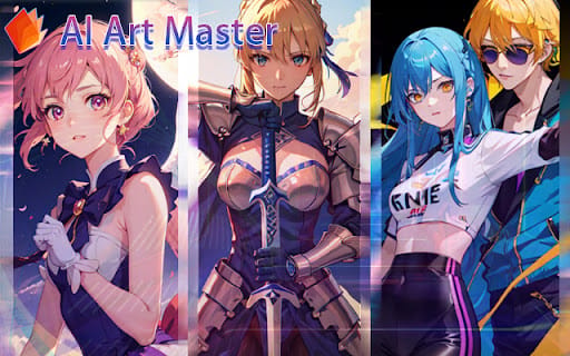 Live3d’s AI Anime Character Generator ai chrome extension logo