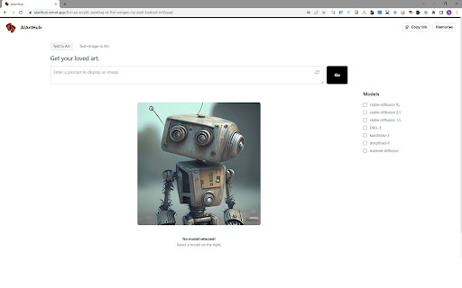 AIArtHub ai chrome extension logo