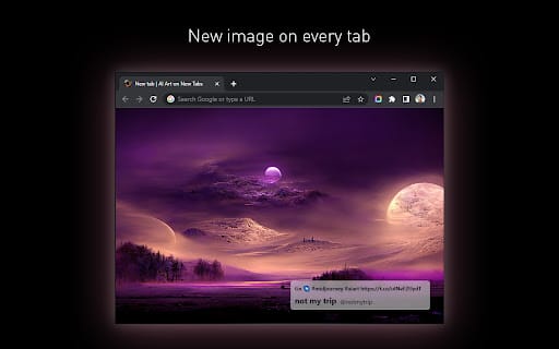 New Tab AI ai chrome extension logo