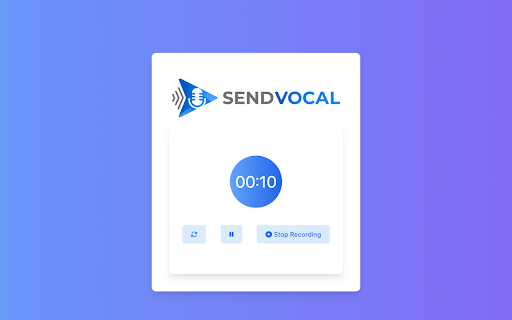 Record and send voice messages with instant AI transcription ai chrome extension logo