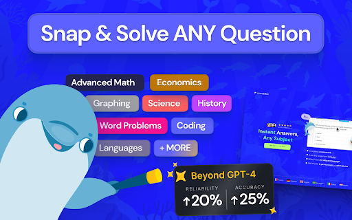 AI Homework, Practice Quiz and Test Solver ai chrome extension logo
