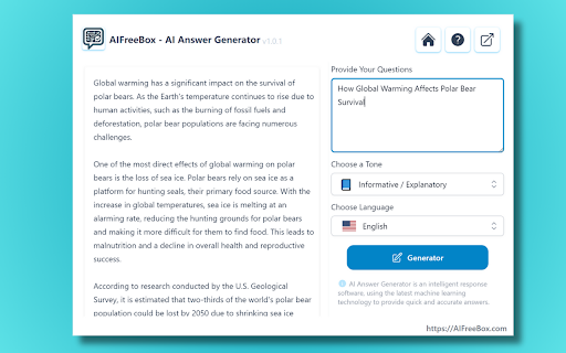 Free AI Answer Generator ai chrome extension logo