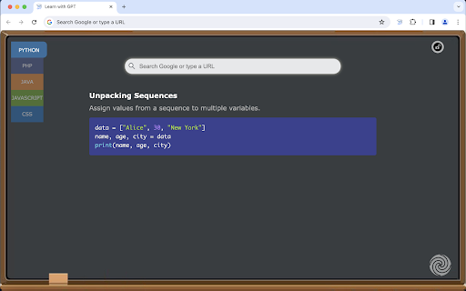 ChatGPT Coding Tips ai chrome extension logo