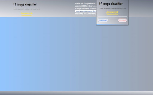 TensorFlow Object Detection API ai chrome extension logo