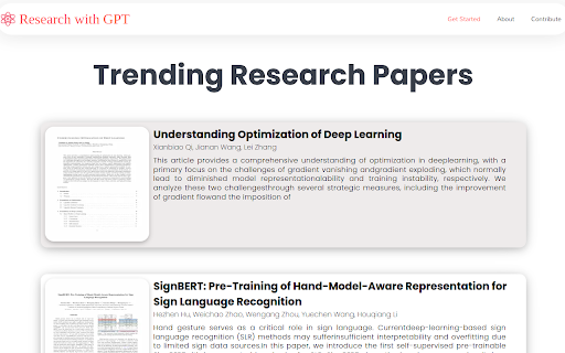 GPT Chatbot Research Links ai chrome extension logo
