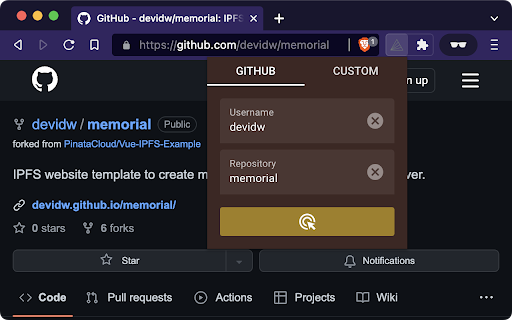 AI powered naming suggestions for your GitHub repositories ai chrome extension logo