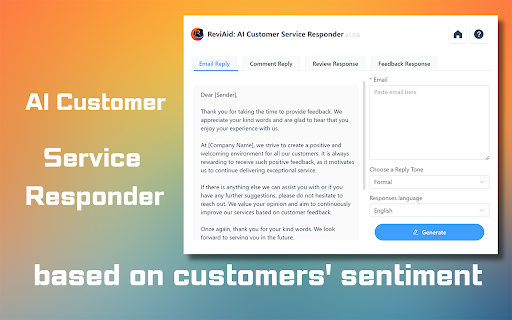 AI Response Generator ai chrome extension logo