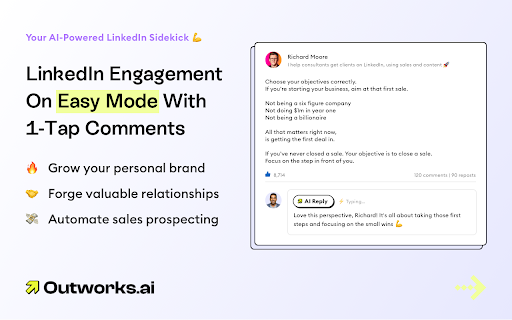 LinkedIn AI Comment Generator ai chrome extension logo