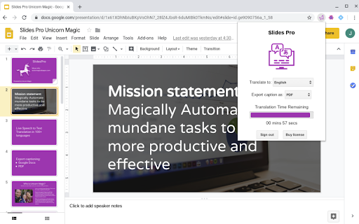 SlidesPro ai chrome extension logo