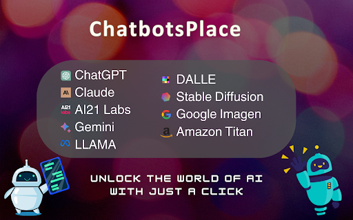 Chat with AI ai chrome extension logo