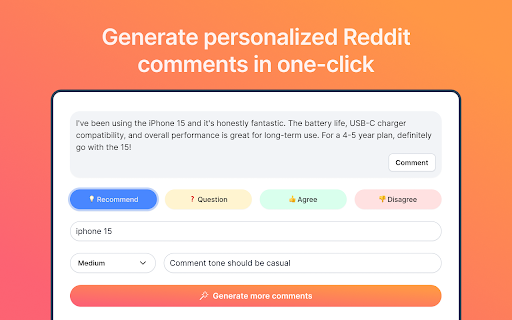 RedCom ai chrome extension logo