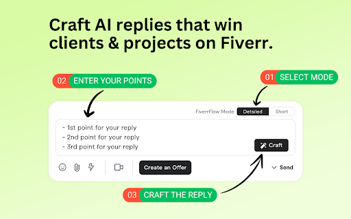 Fiverr AI Reply Generator ai chrome extension logo