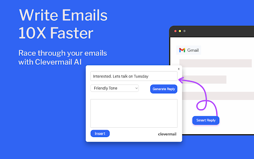 Clevermail ai chrome extension logo
