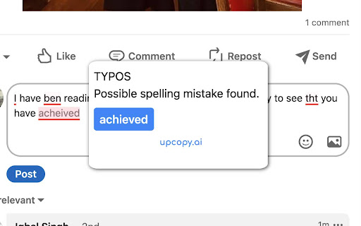 Upcopy.ai Chrome Extension ai chrome extension logo