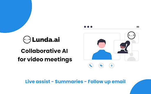 AI sales coach by Lunda.ai ai chrome extension logo