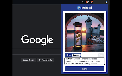InfinitAI ai chrome extension logo