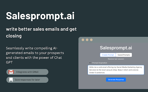 Sales Email Outreach Chrome Extension ai chrome extension logo