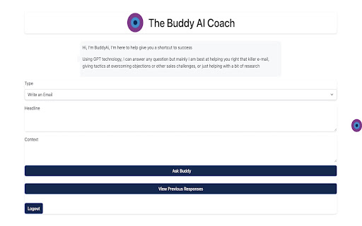 BuddyCRM AI Coach ai chrome extension logo