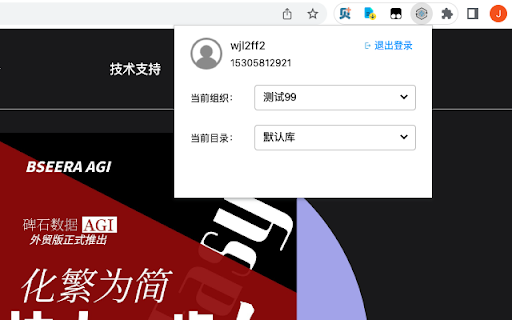 碑石AI浏览器插件 ai chrome extension logo