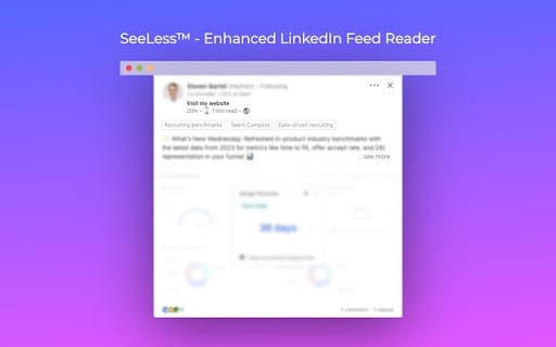 SeeLess™ ai chrome extension logo
