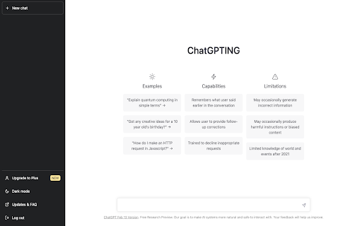 ChatGPT TING Deliverables Extension ai chrome extension logo