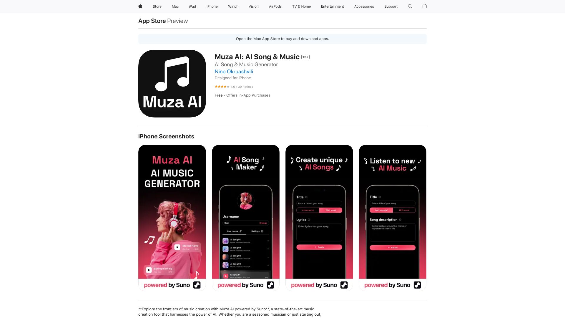 Muza AI logo