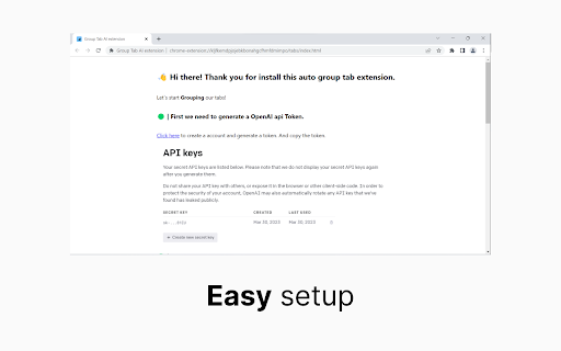 Tab Group AI ai chrome extension logo