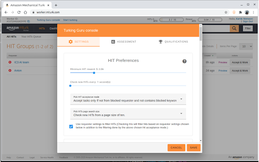 MTurk HIT Automation ai chrome extension
